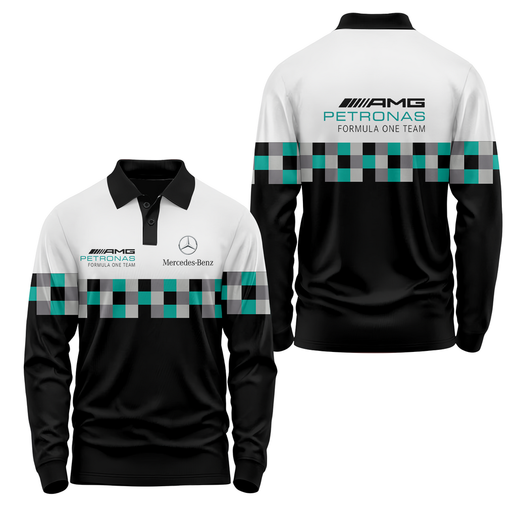 Mercedes Long Sleeve Polo USPL023