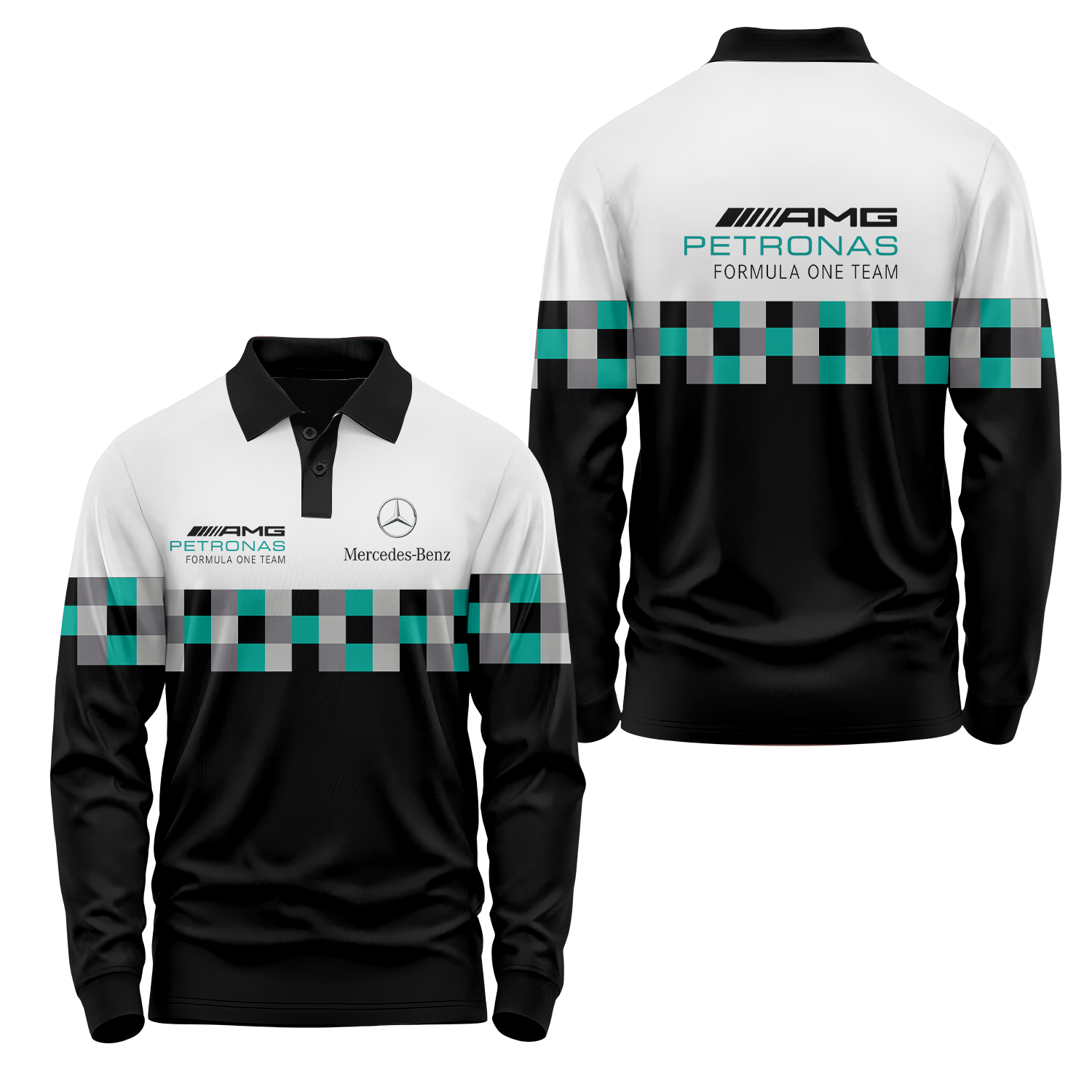 Mercedes Long Sleeve Polo USPL023