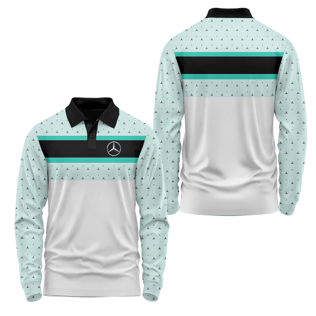 Mercedes Long Sleeve Polo USPL024