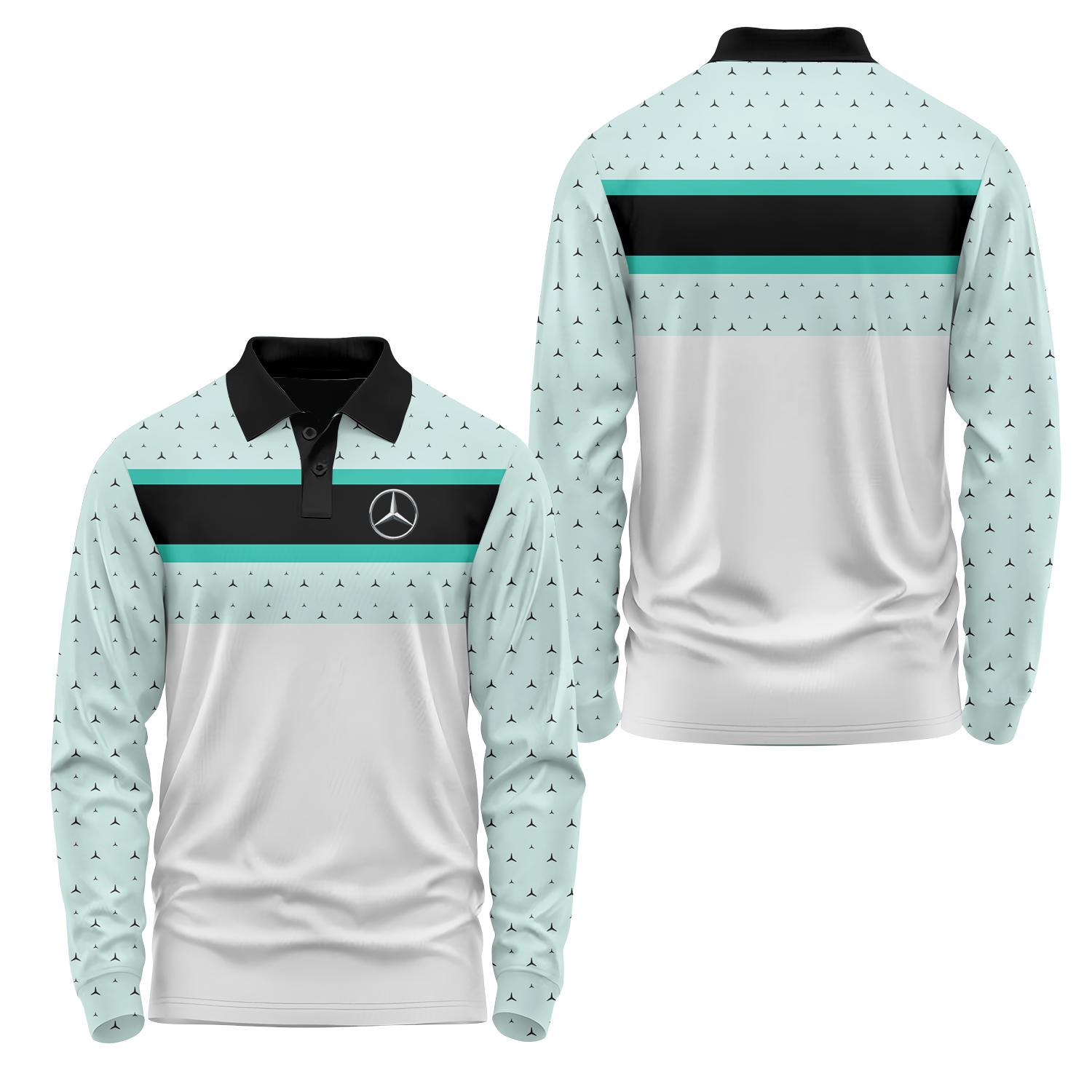 Mercedes Long Sleeve Polo USPL024