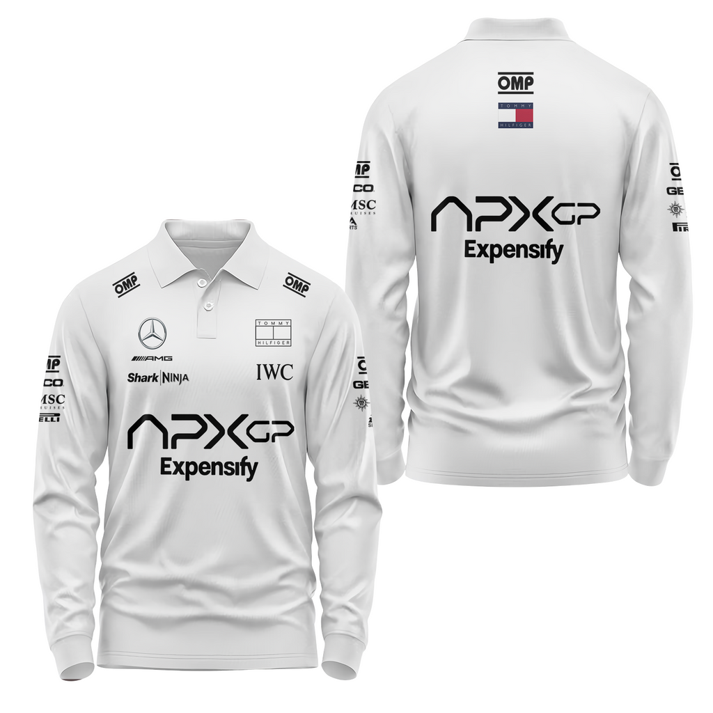Mercedes Long Sleeve Polo USPL042