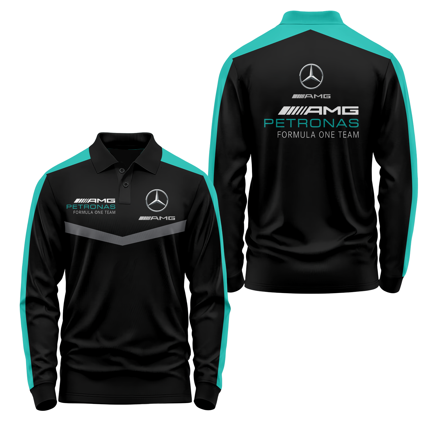 Mercedes Long Sleeve Polo USPL015
