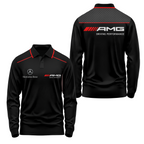 Mercedes Long Sleeve Polo USPL002