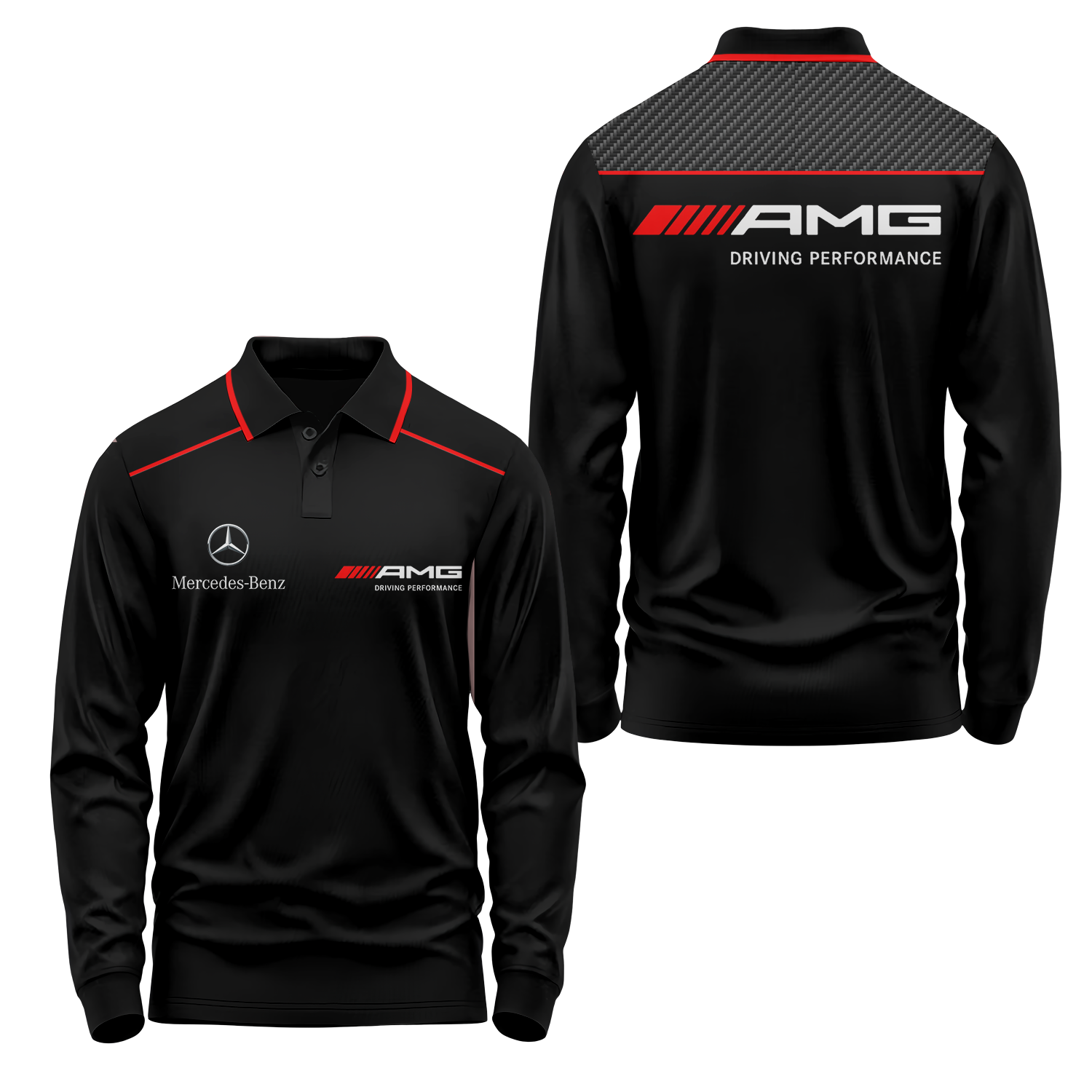 Mercedes Long Sleeve Polo USPL002