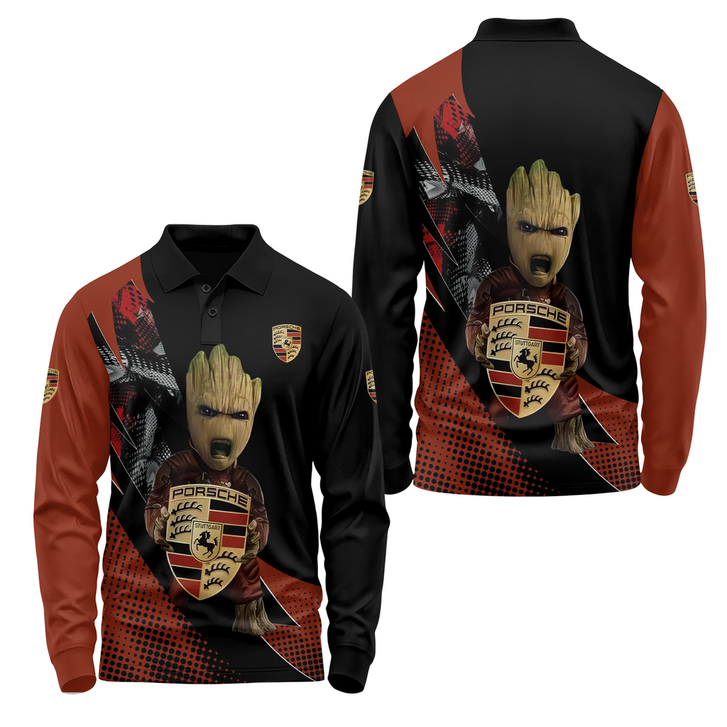 PORS Long Sleeve Polo USPL064