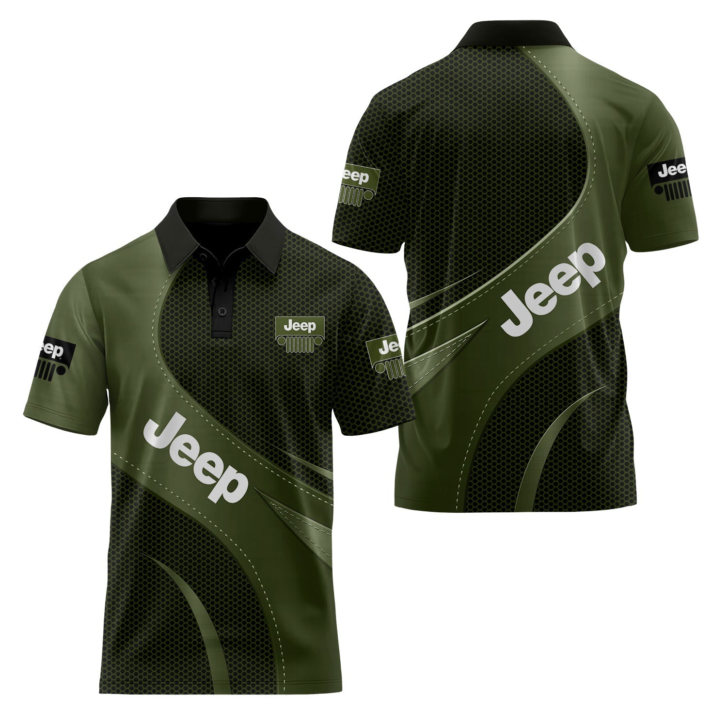Jeep Short Sleeve Polo USPL453