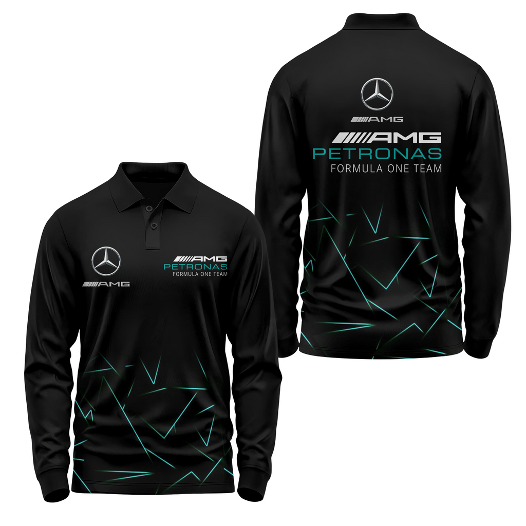 Mercedes Long Sleeve Polo USPL012