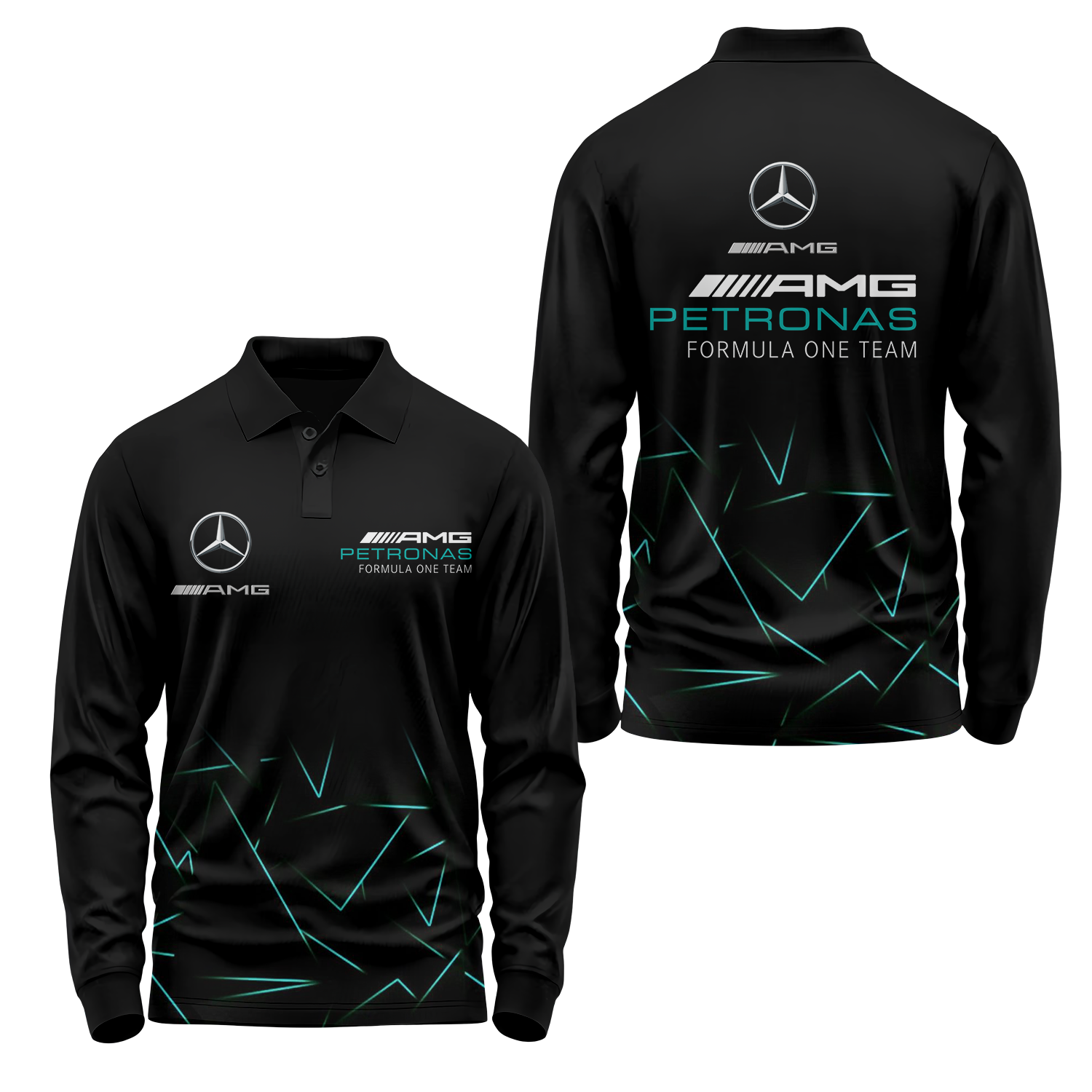 Mercedes Long Sleeve Polo USPL012