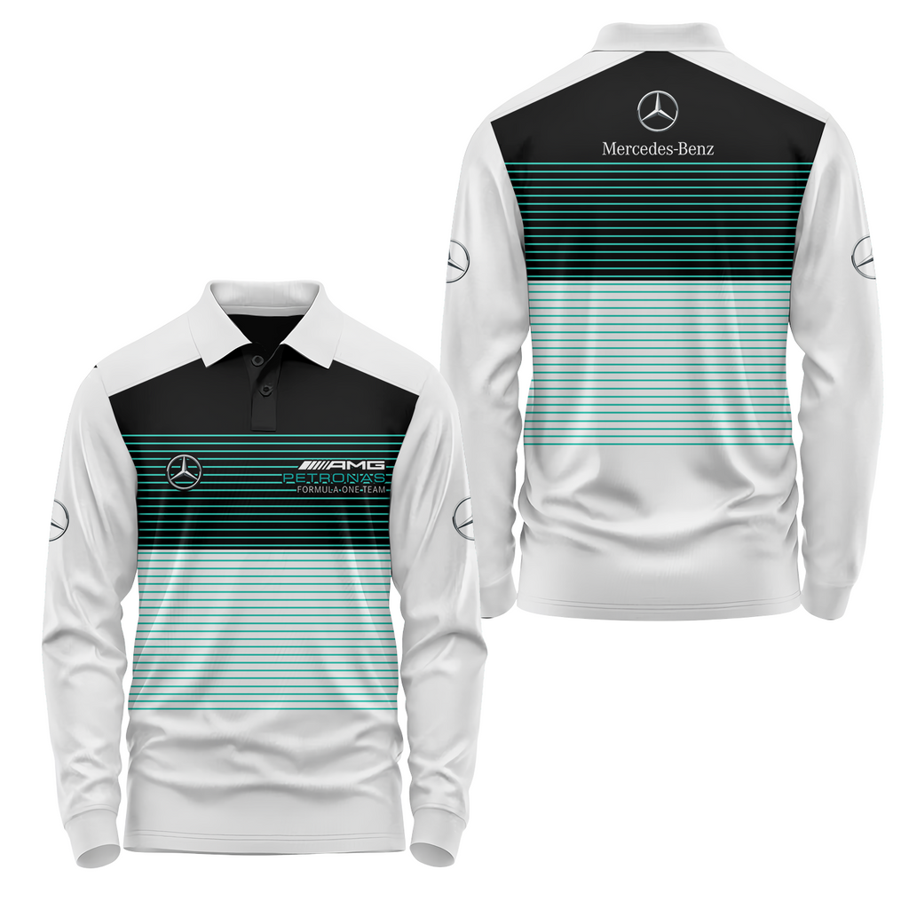 Mercedes Long Sleeve Polo USPL008