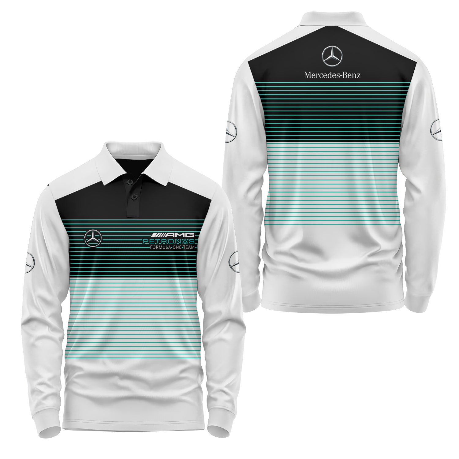 Mercedes Long Sleeve Polo USPL008