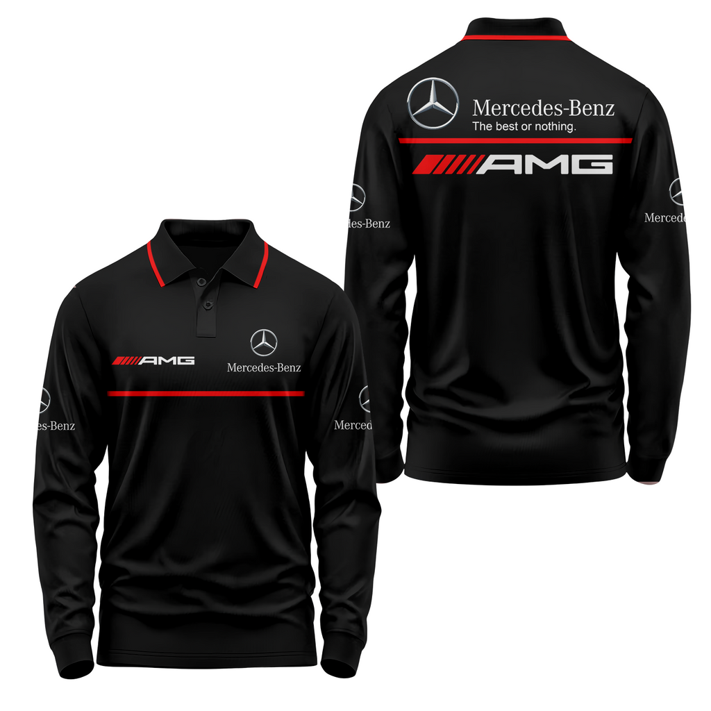 Mercedes Long Sleeve Polo USPL003