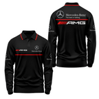 Mercedes Long Sleeve Polo USPL003