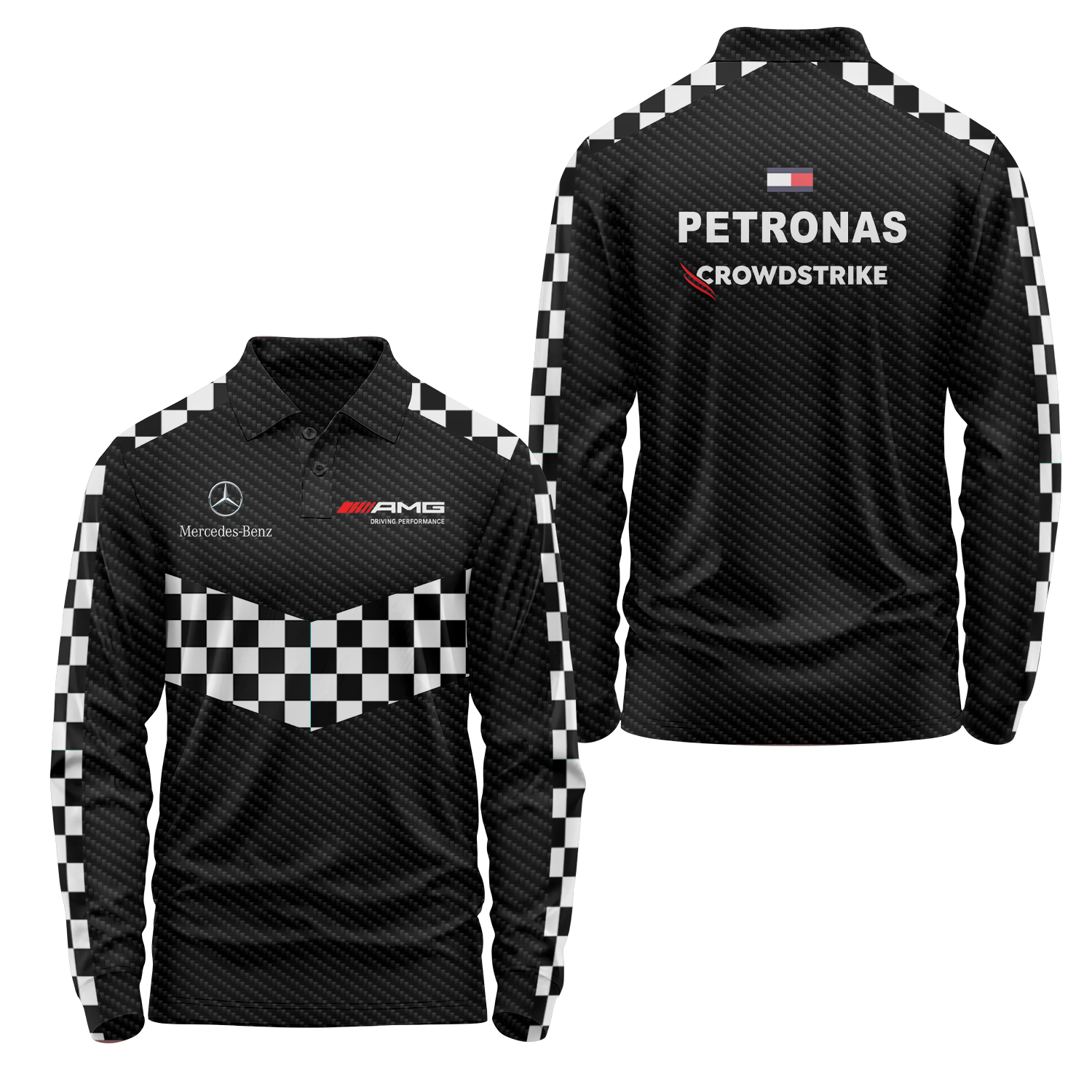 Mercedes Long Sleeve Polo USPL026