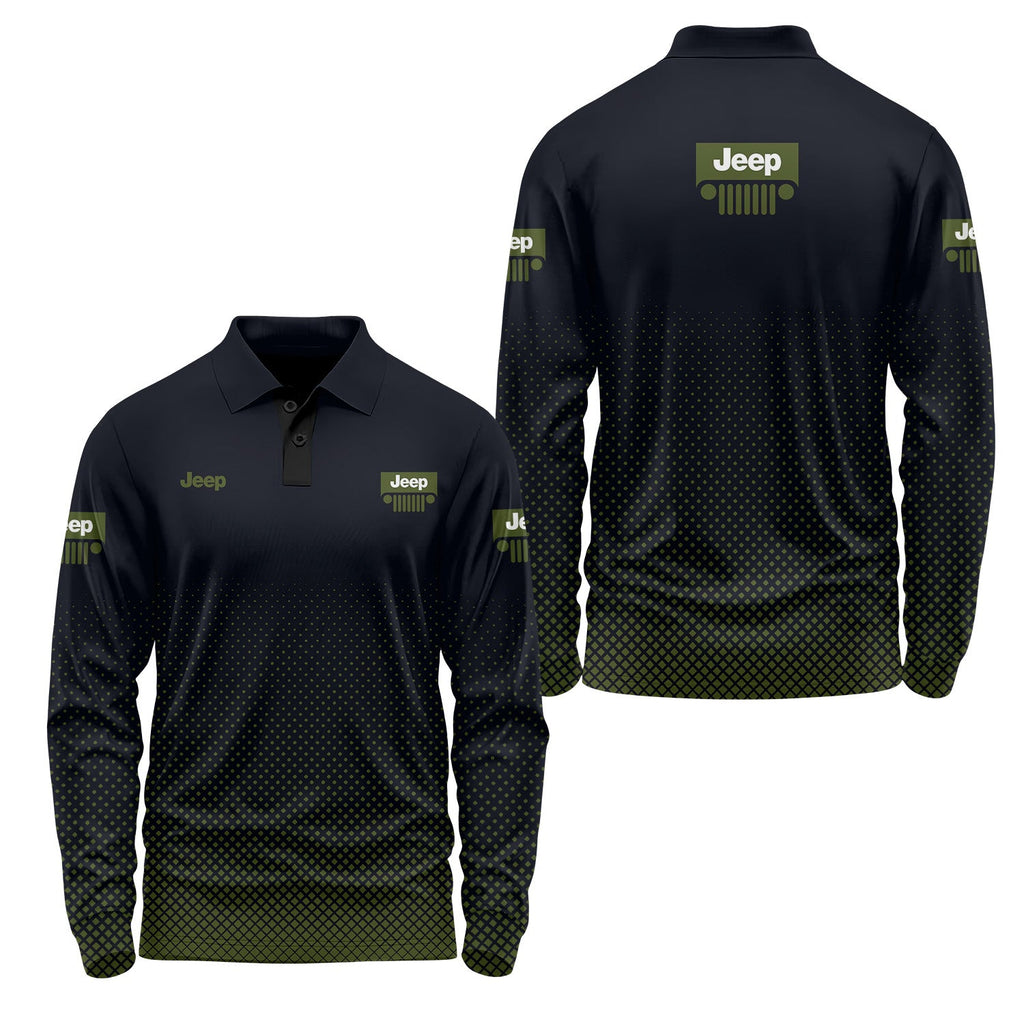 Jeep Long Sleeve Polo USPL471