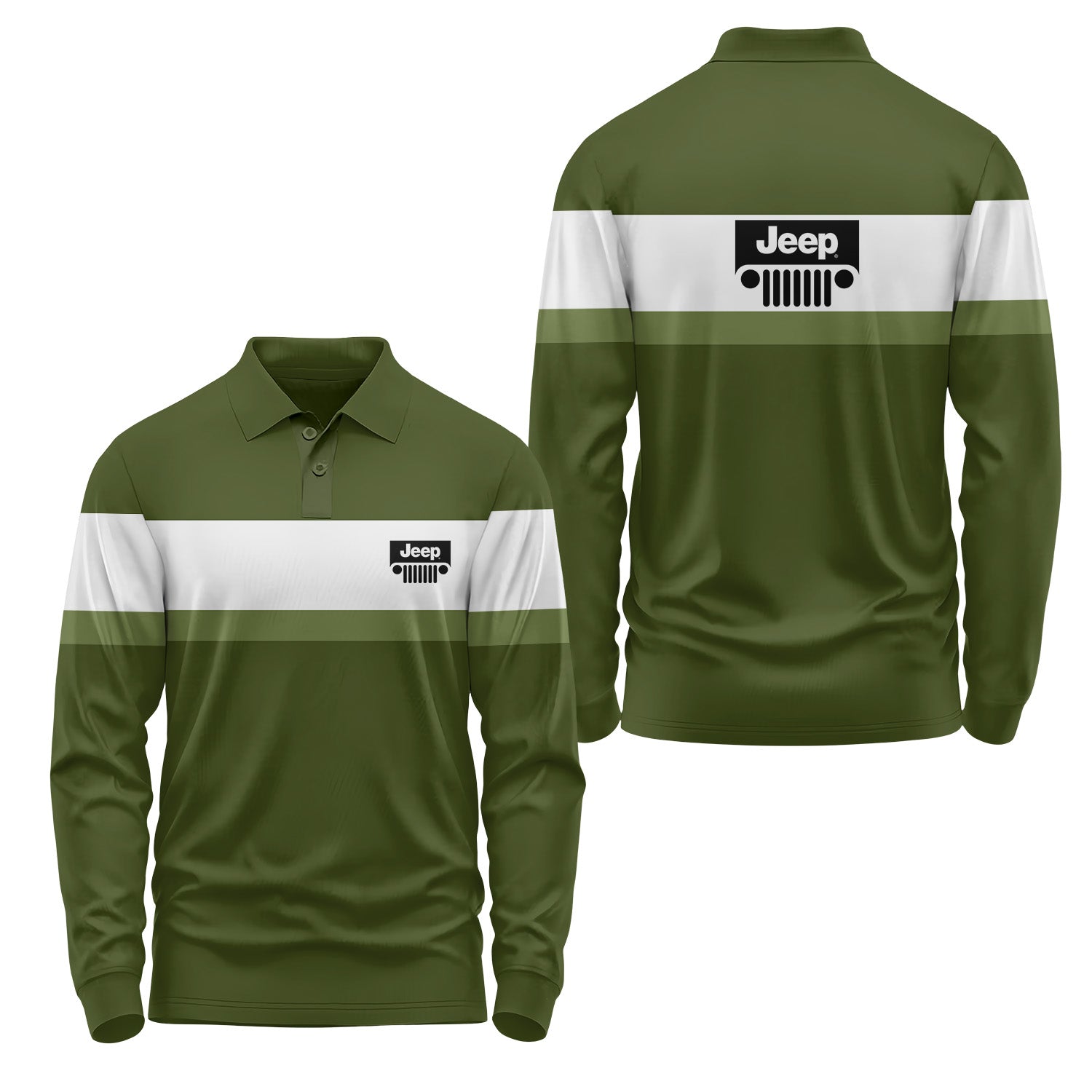 Jeep Long Sleeve Polo USPL450