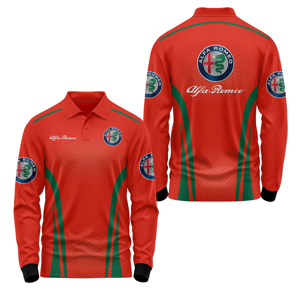 Alfa Romeo Long Sleeve Polo USPL634