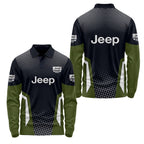 Jeep Long Sleeve Polo USPL435