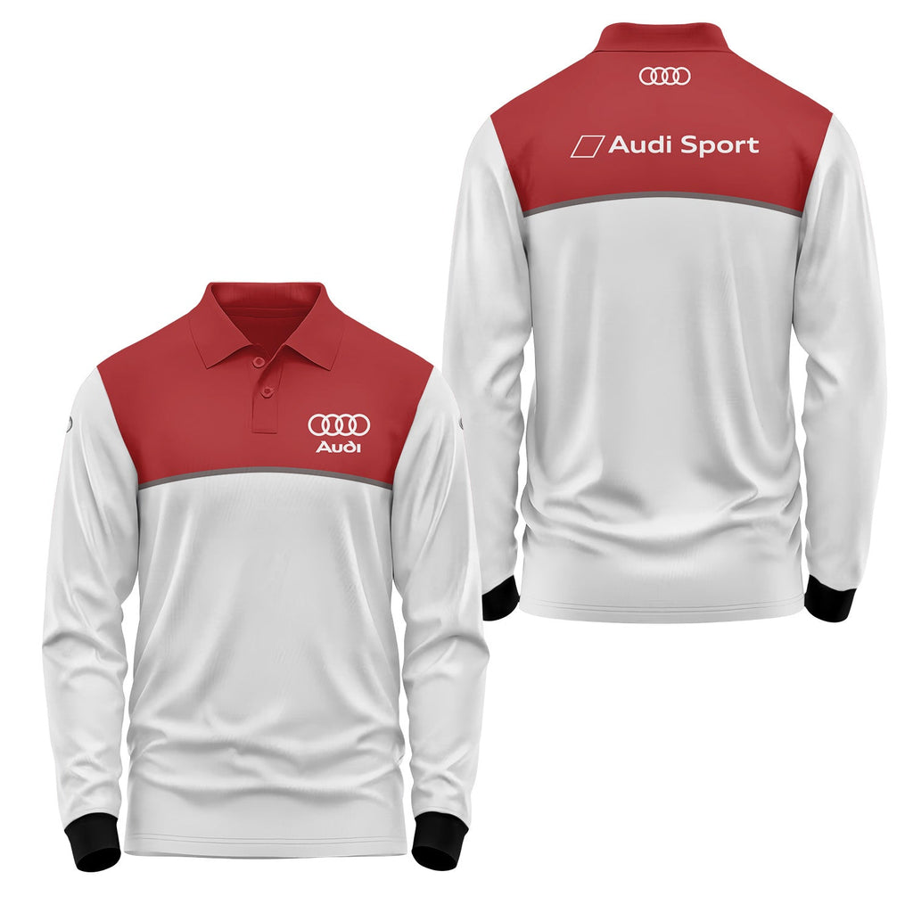 Audi Long Sleeve Polo USPL733