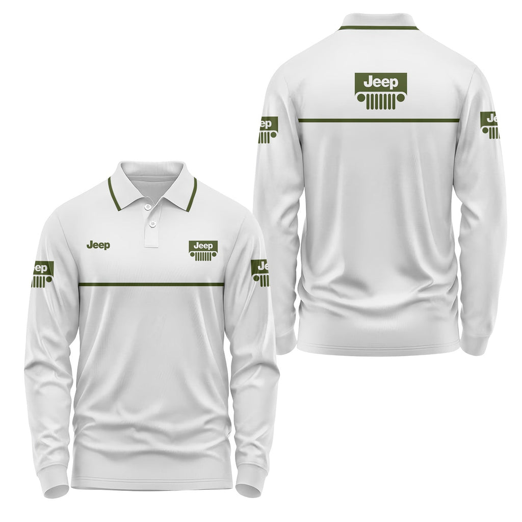 Jeep Long Sleeve Polo USPL470