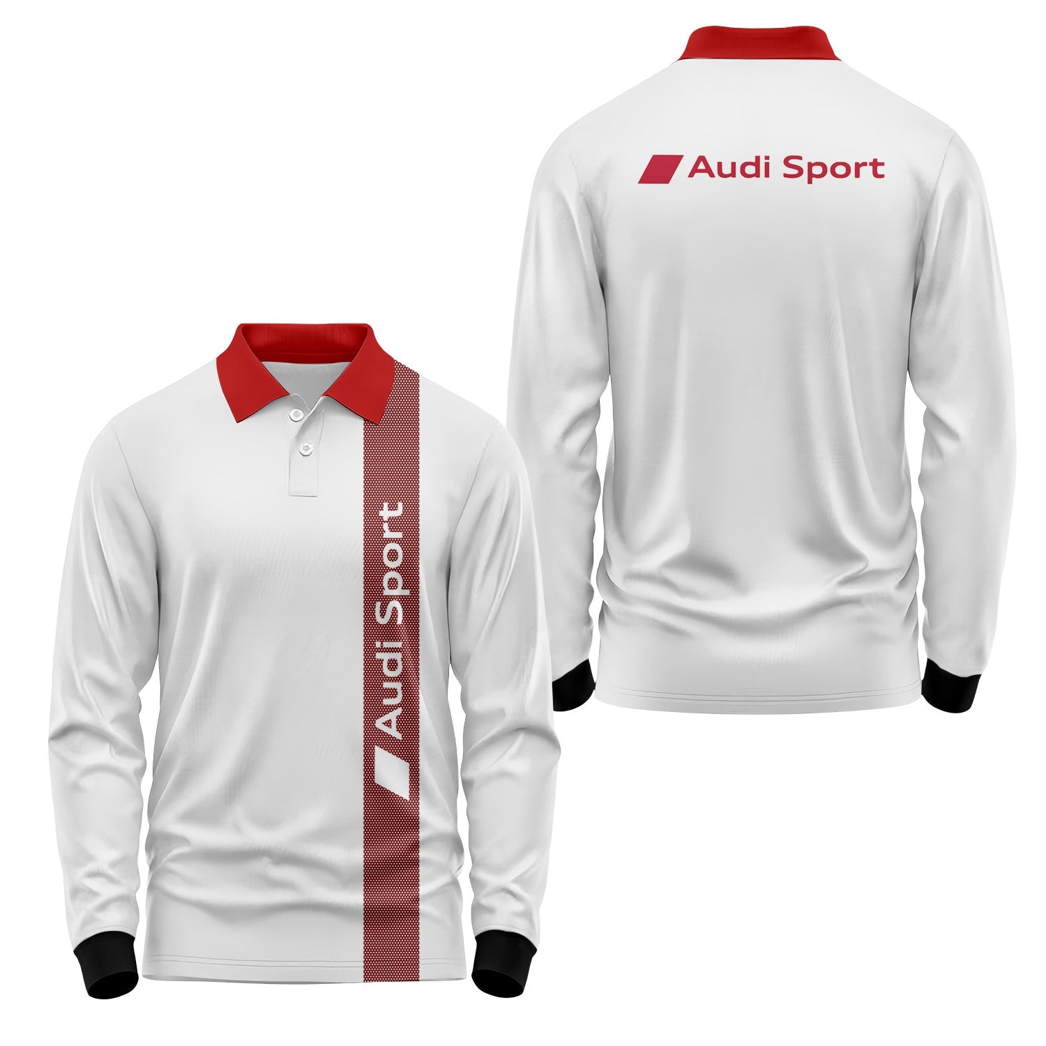 Audi Long Sleeve Polo USPL758