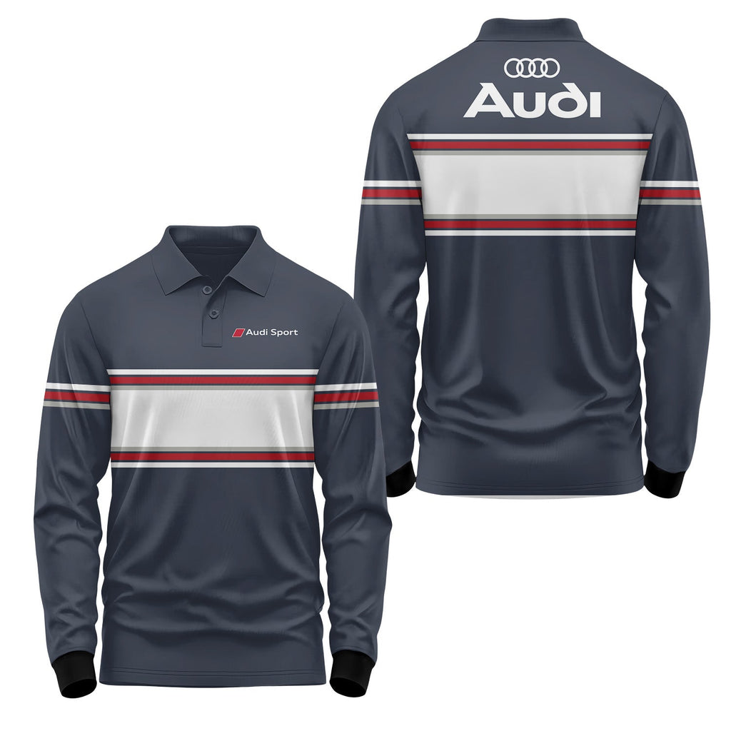 Audi Long Sleeve Polo USPL759