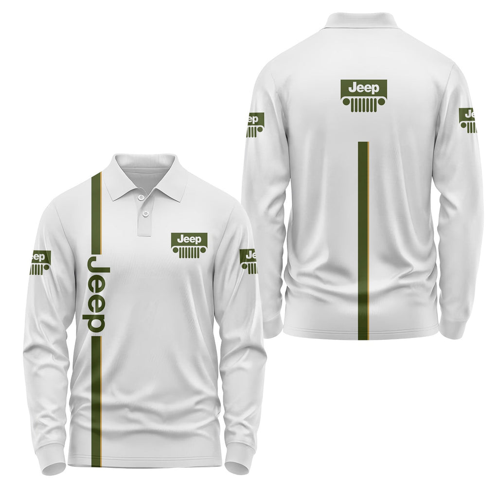Jeep Long Sleeve Polo USPL454