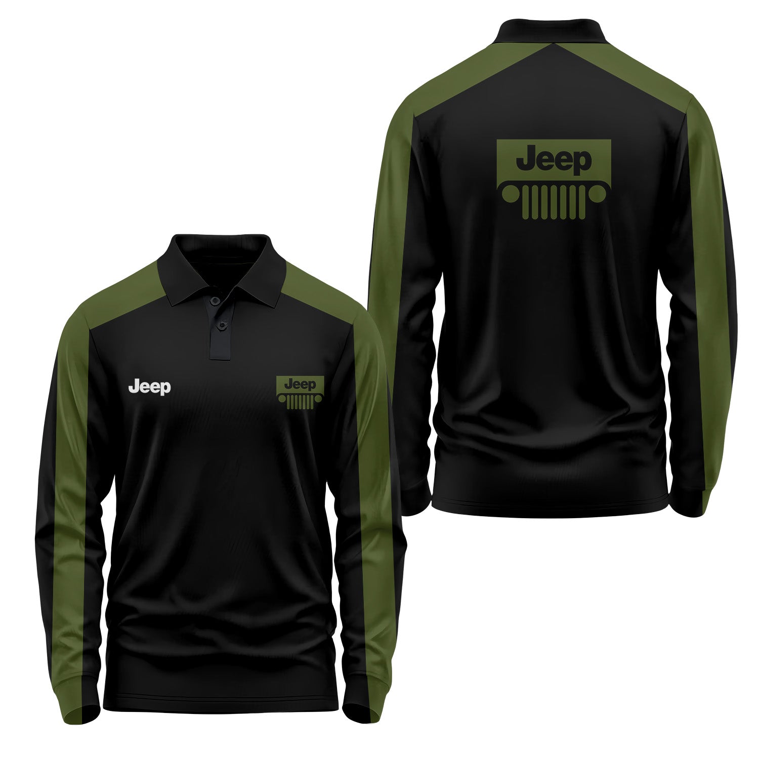 Jeep Long Sleeve Polo USPL452