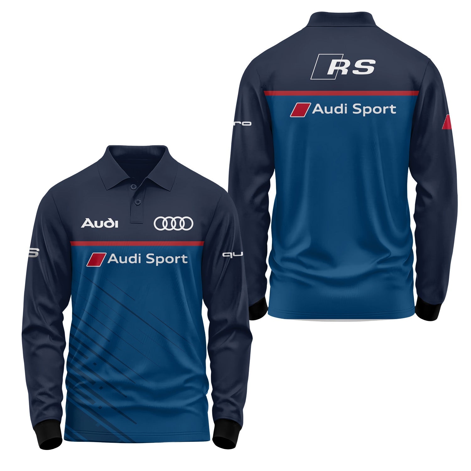 Audi Long Sleeve Polo USPL747