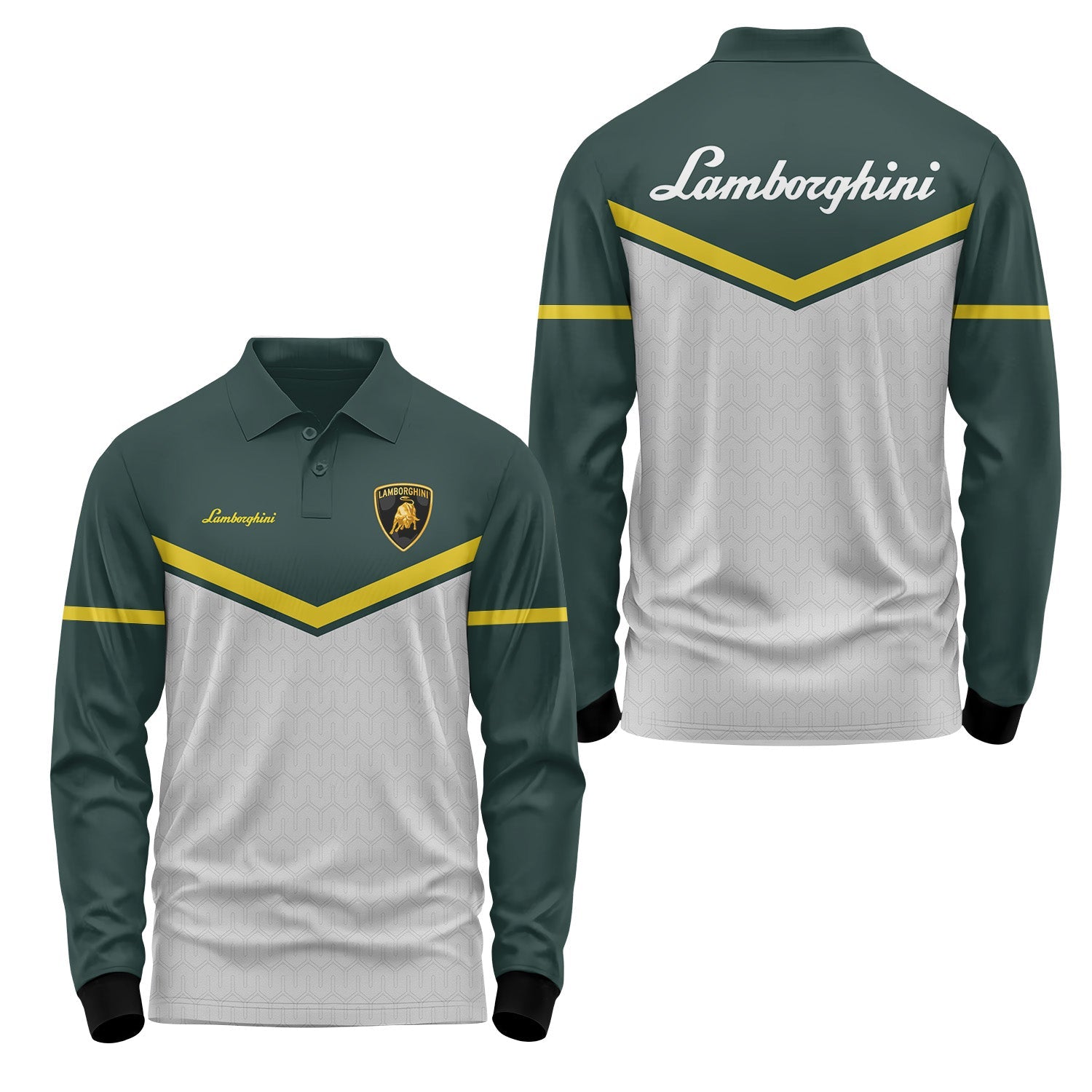 Lamborghini Long Sleeve Polo USPL673