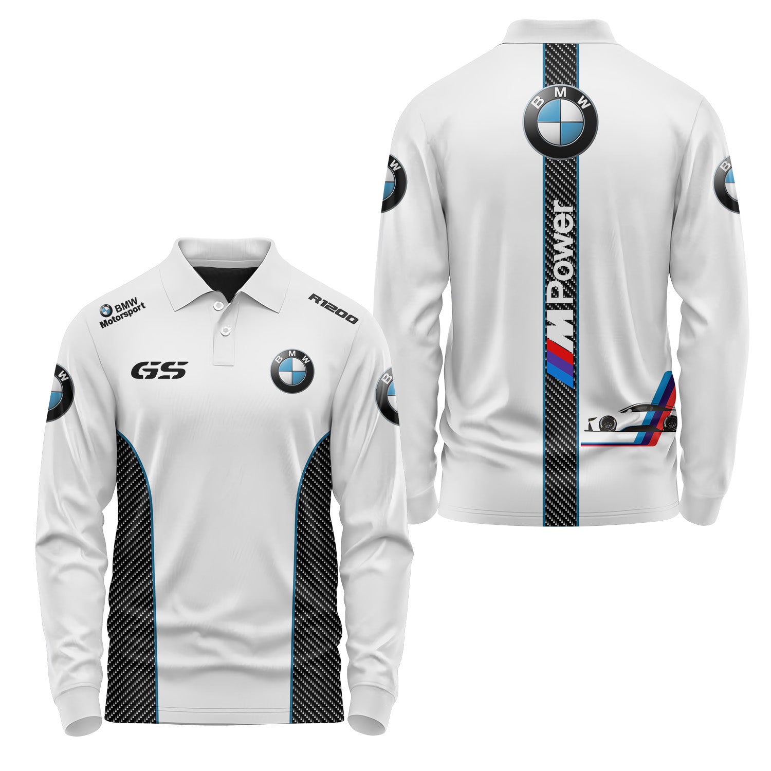 BMW Long Sleeve Polo USPL557