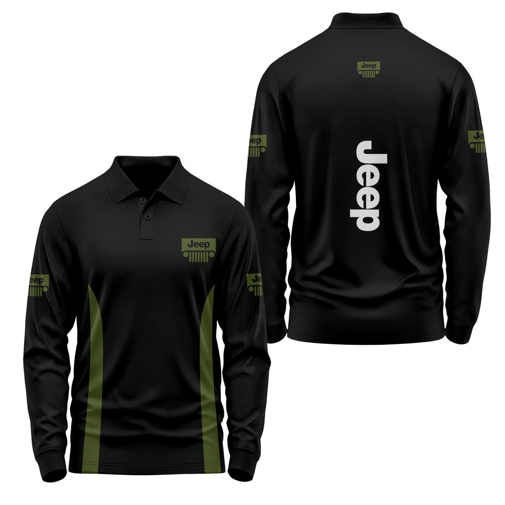 Jeep Long Sleeve Polo USPL451