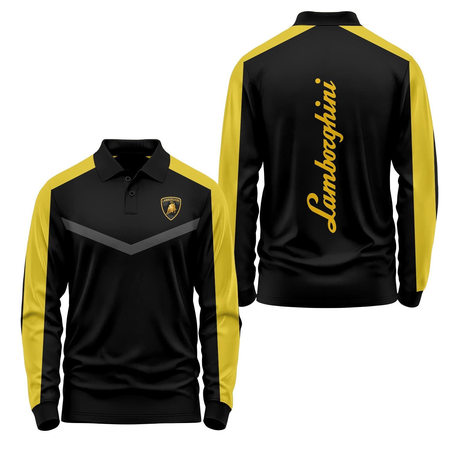 Lamborghini Long Sleeve Polo USPL664