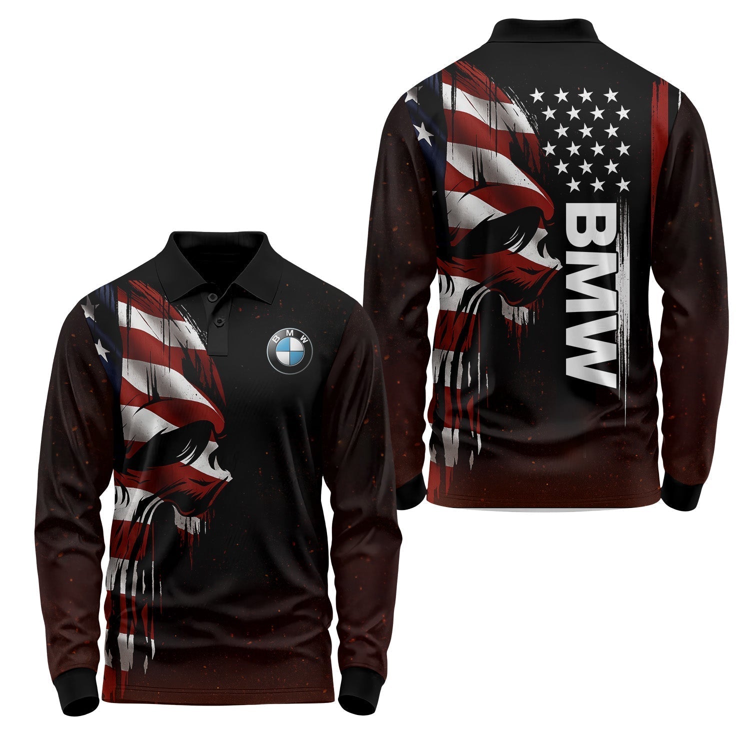 BMW Long Sleeve Polo USPL536