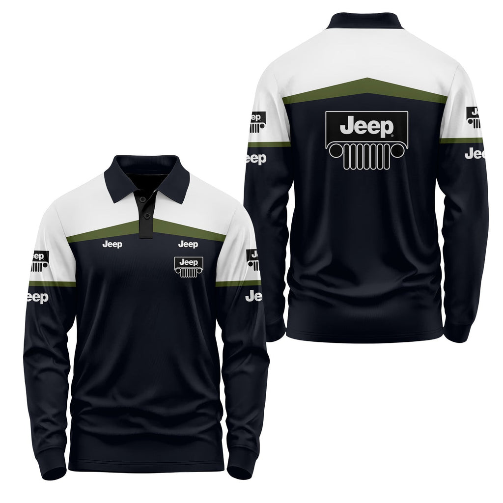 Jeep Long Sleeve Polo USPL467