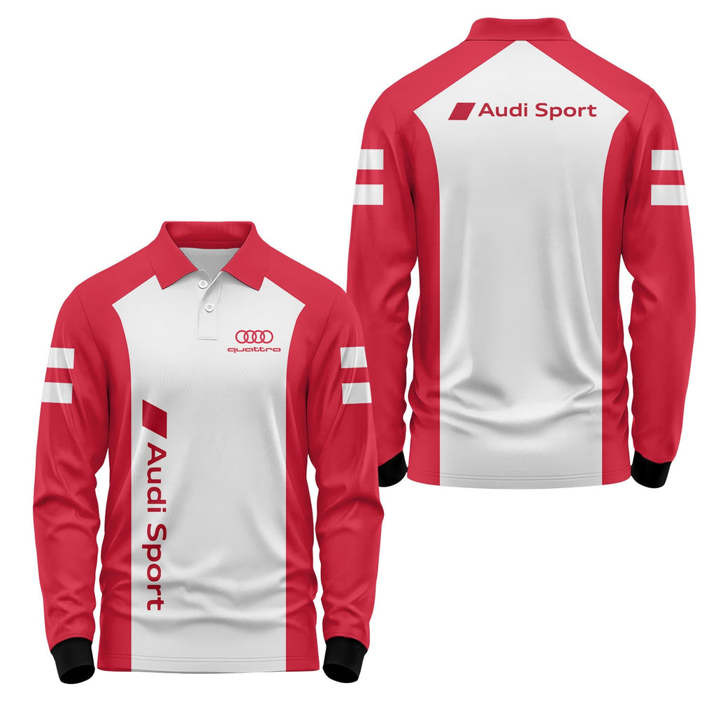 Audi Long Sleeve Polo USPL742