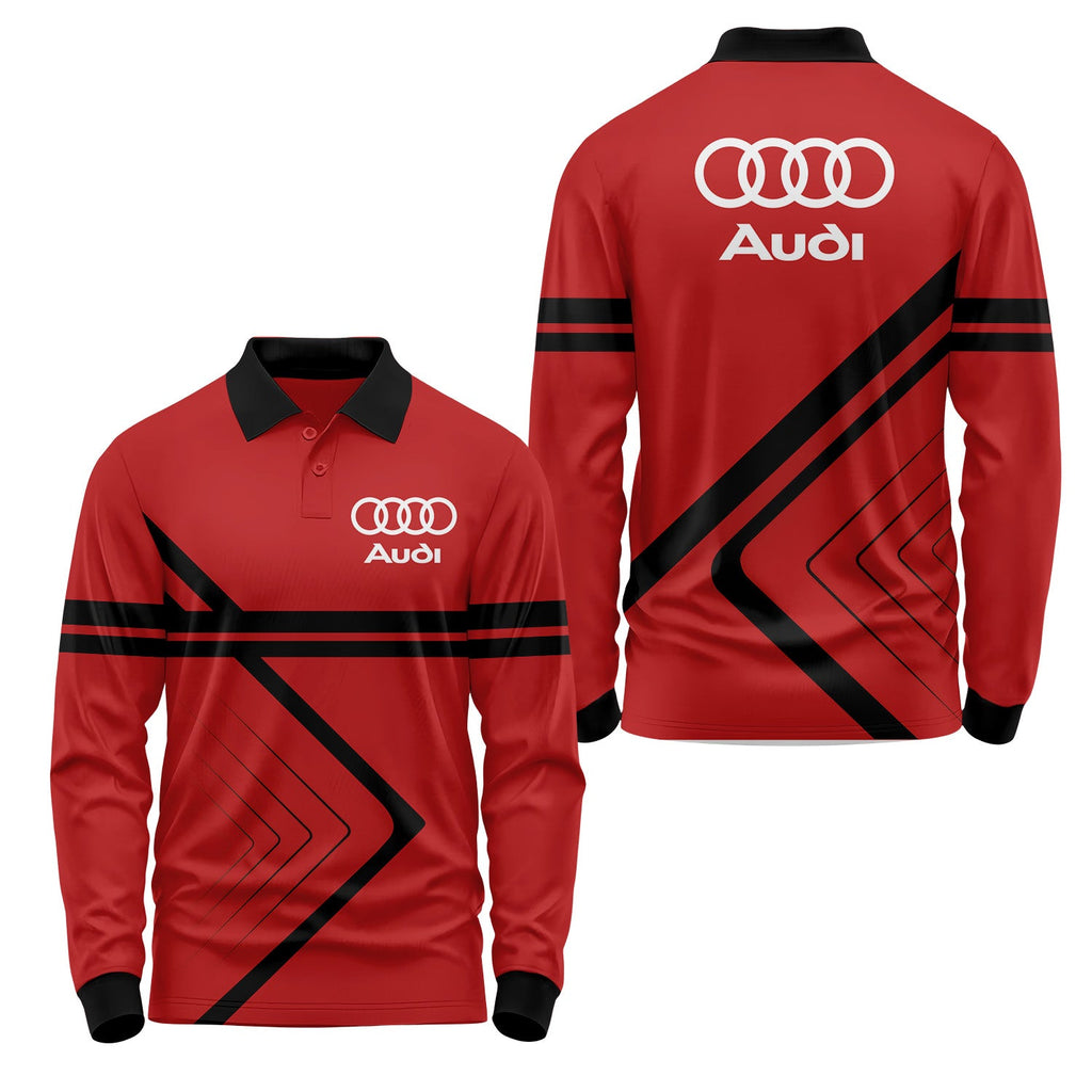 Audi Long Sleeve Polo USPL750