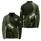 Jeep Long Sleeve Polo USPL453