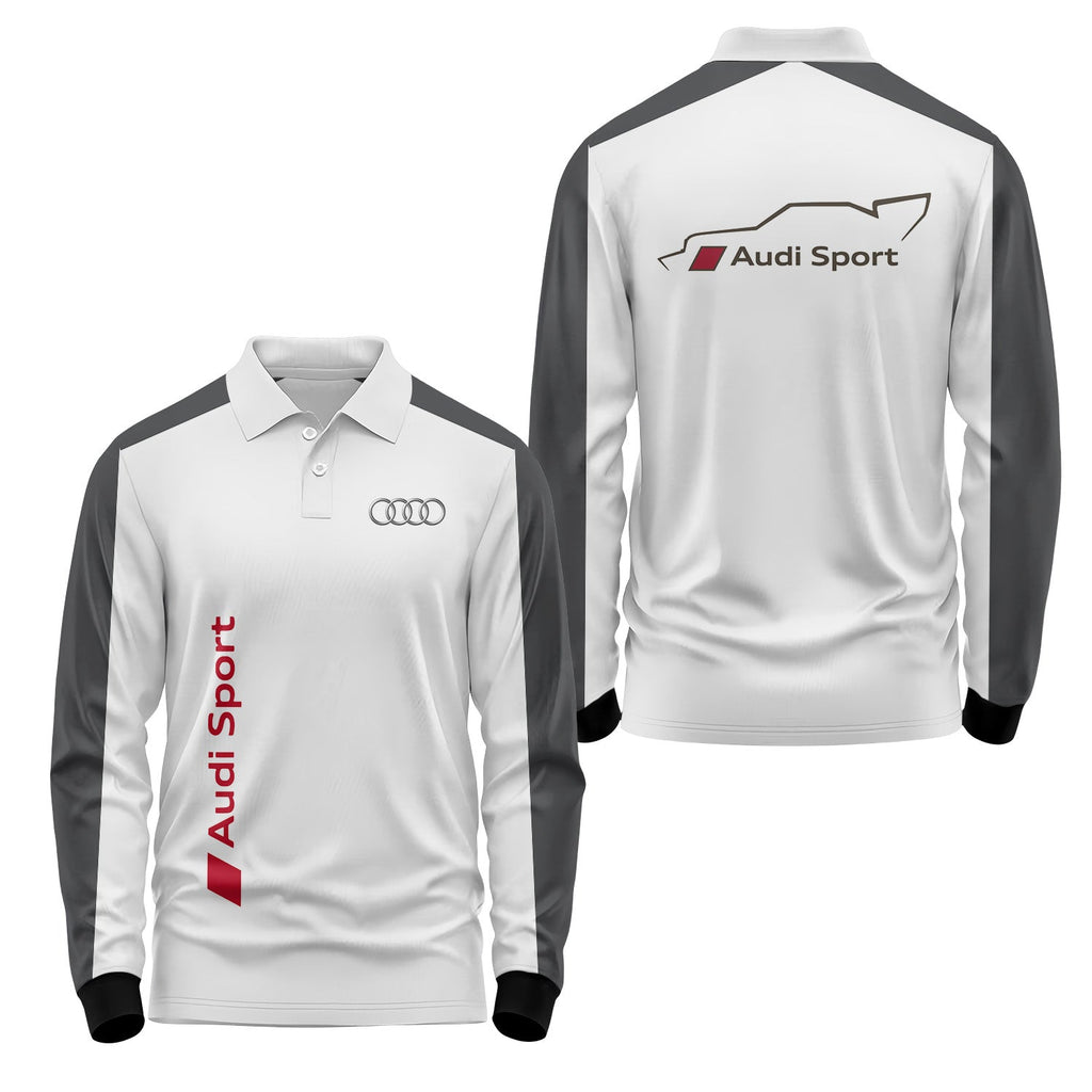 Audi Long Sleeve Polo USPL740