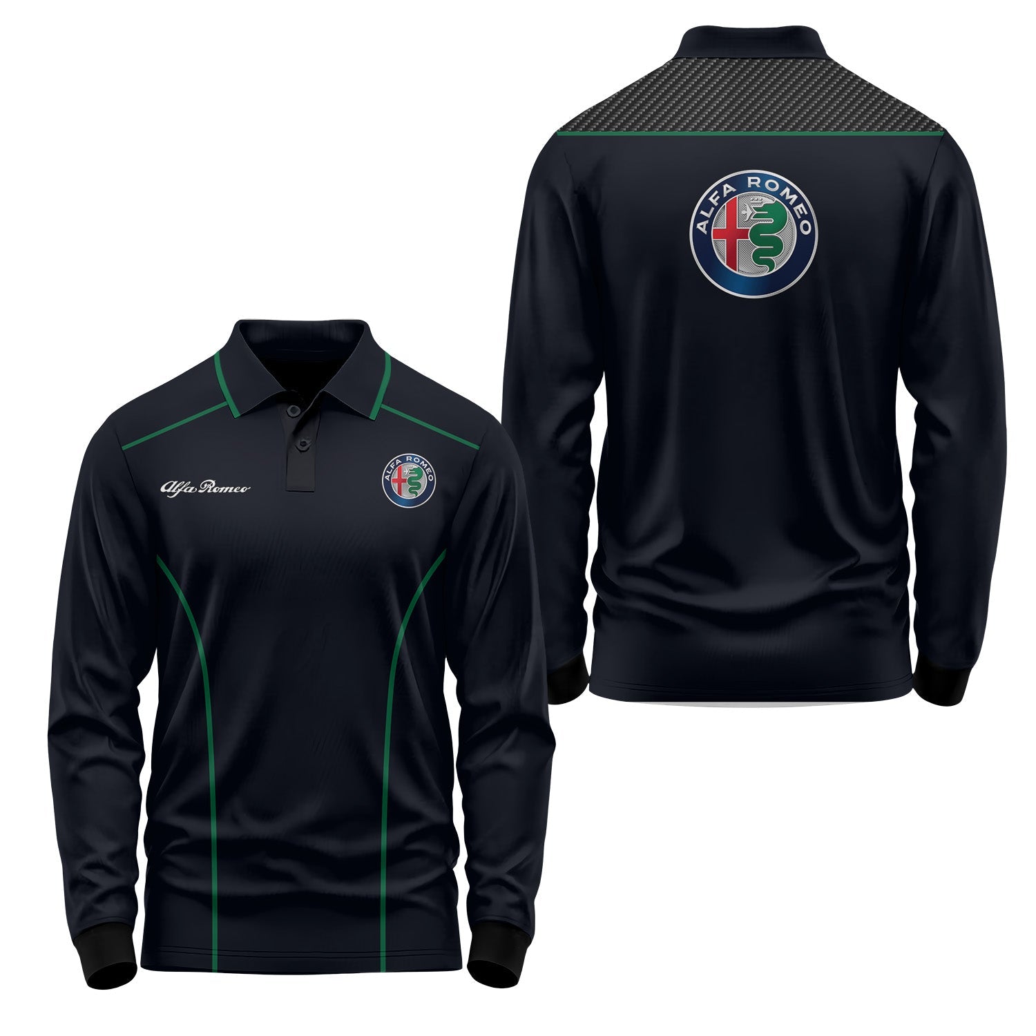 Alfa Romeo Long Sleeve Polo USPL657