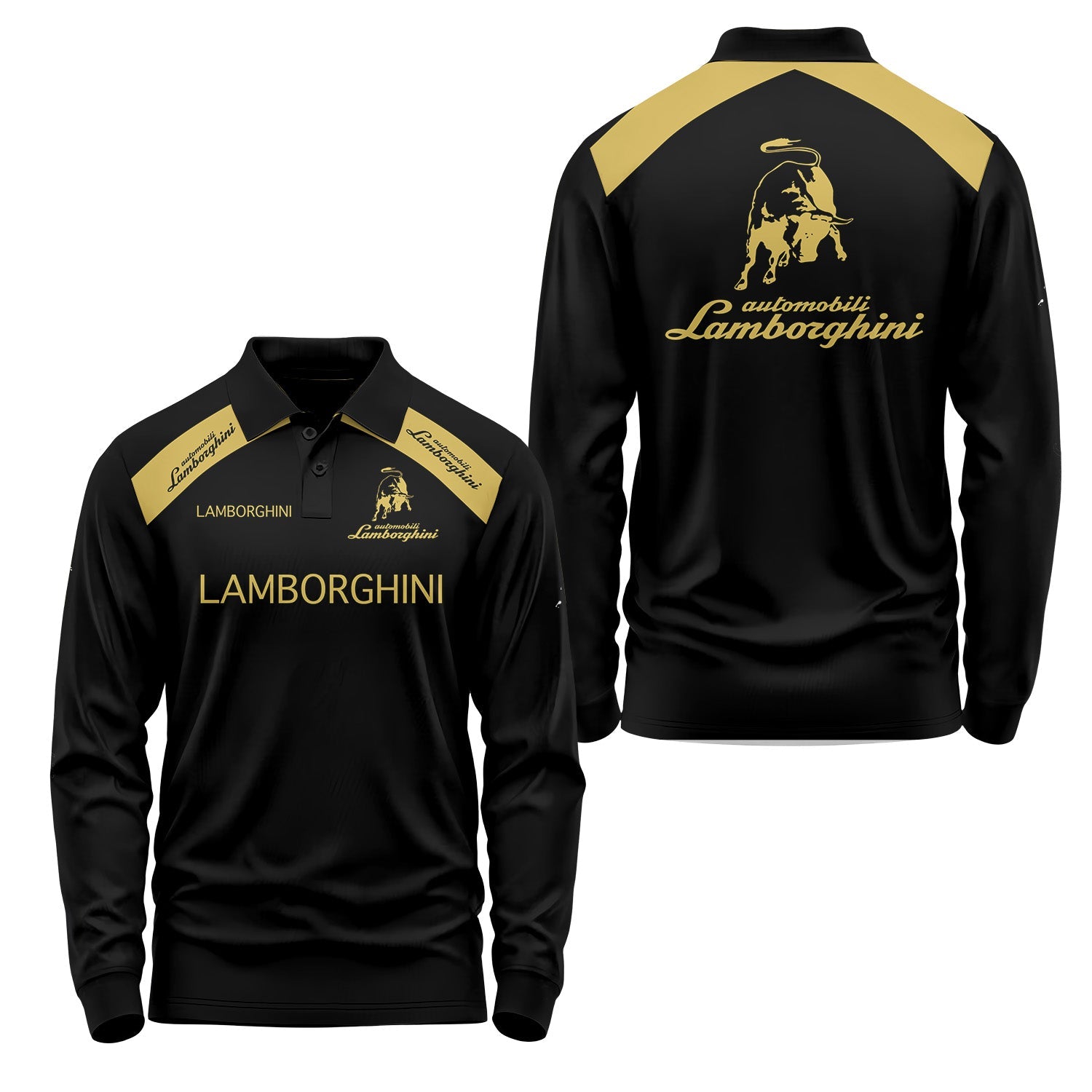 Lamborghini Long Sleeve Polo USPL674