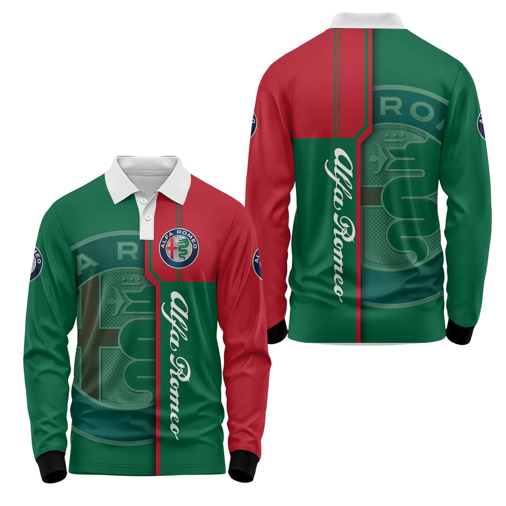 Alfa Romeo Long Sleeve Polo USPL602