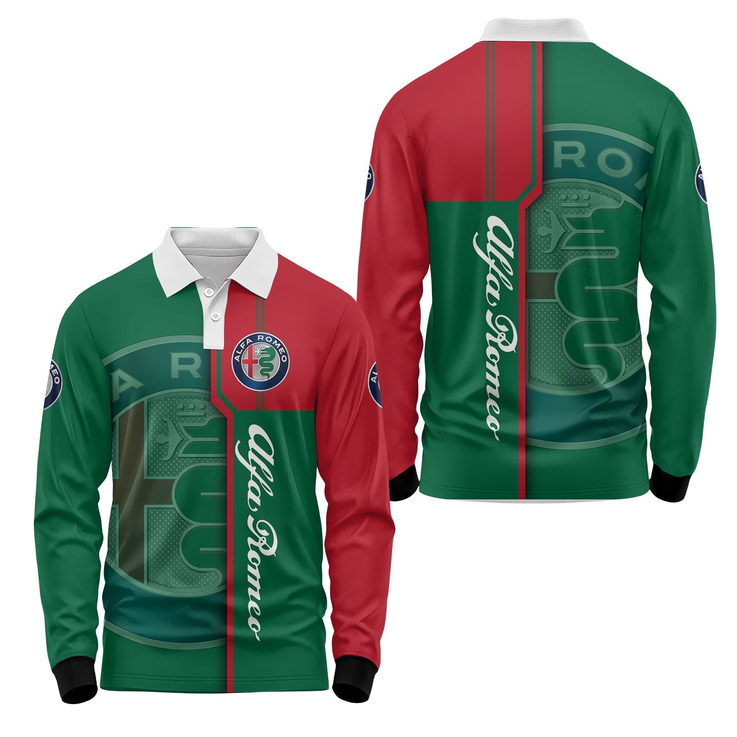 Alfa Romeo Long Sleeve Polo USPL602
