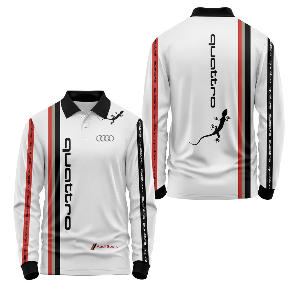 Audi Long Sleeve Polo USPL767
