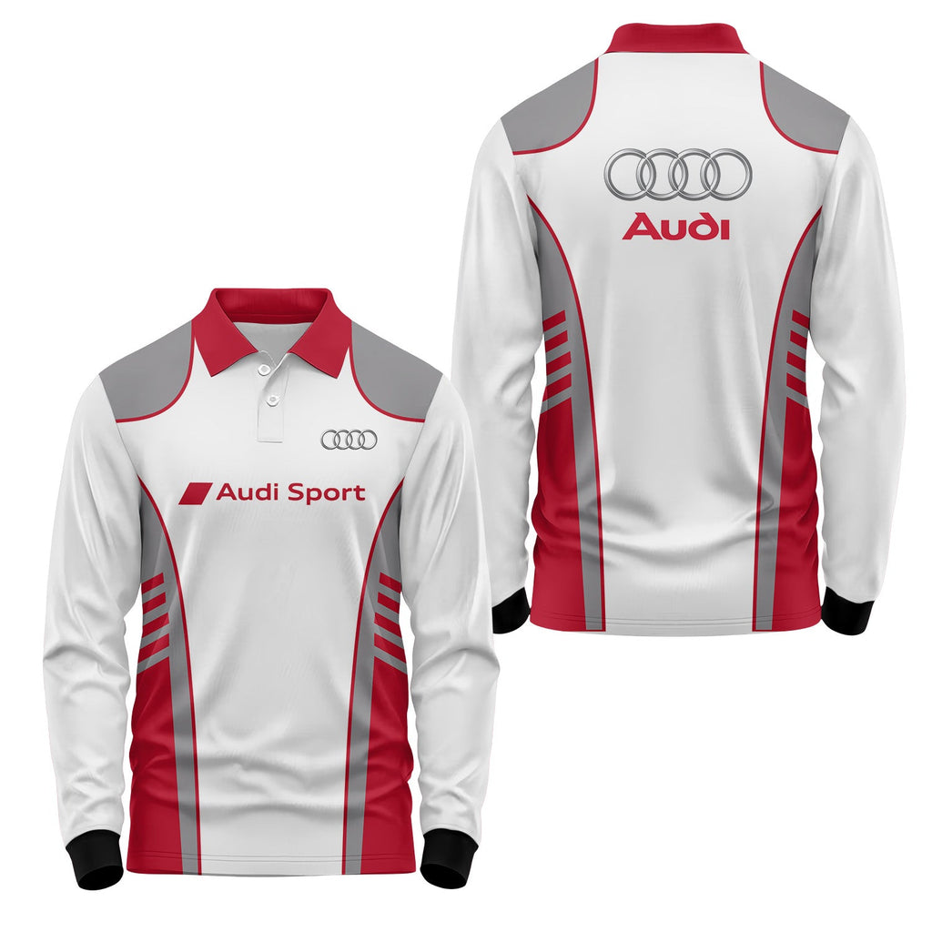 Audi Long Sleeve Polo USPL737