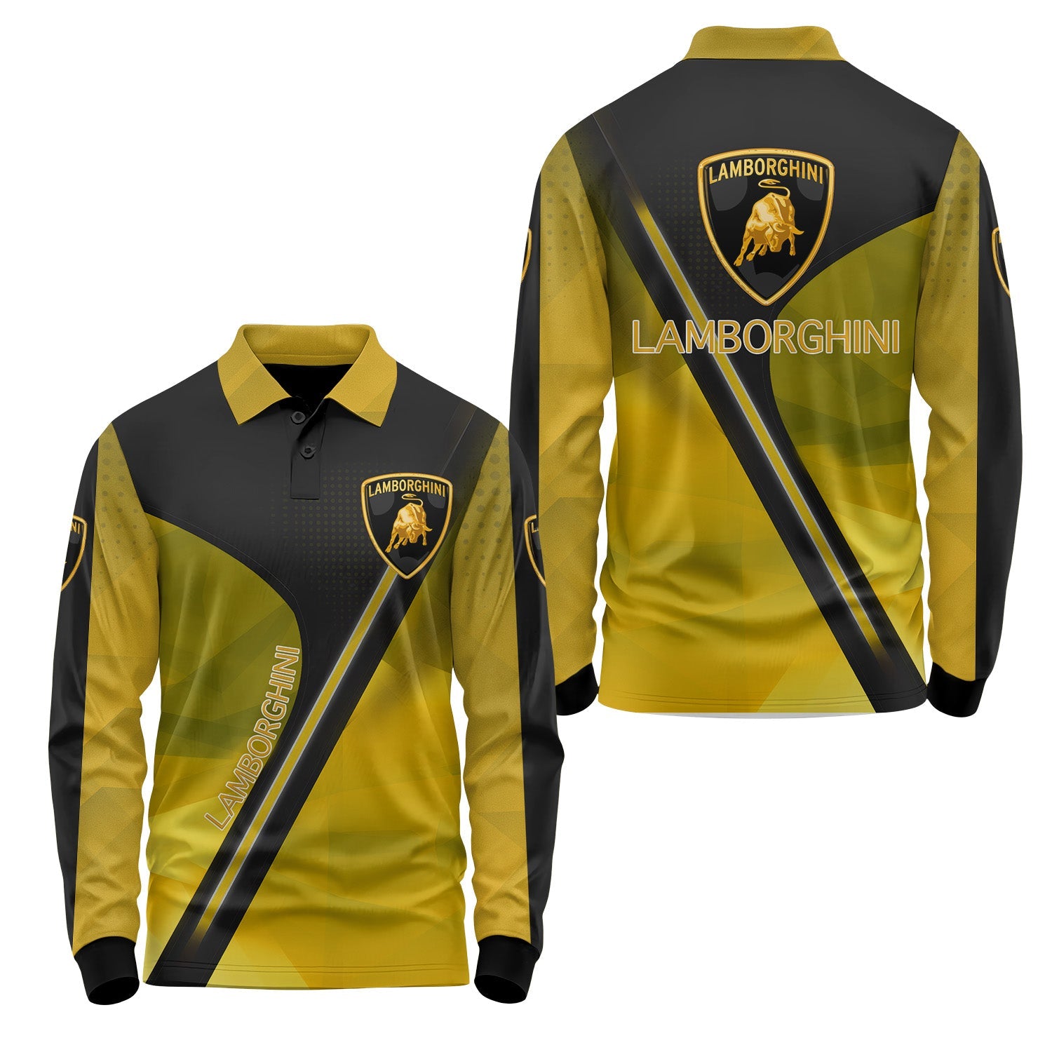 Lamborghini Long Sleeve Polo USPL686