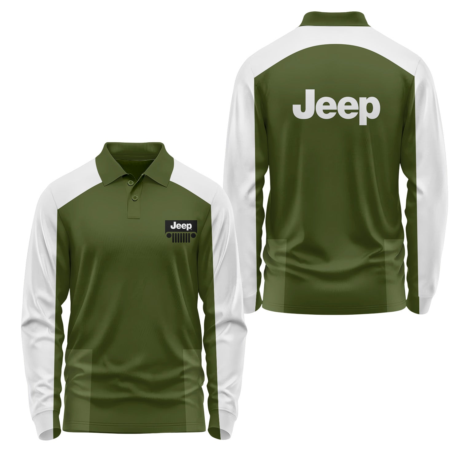 Jeep Long Sleeve Polo USPL459
