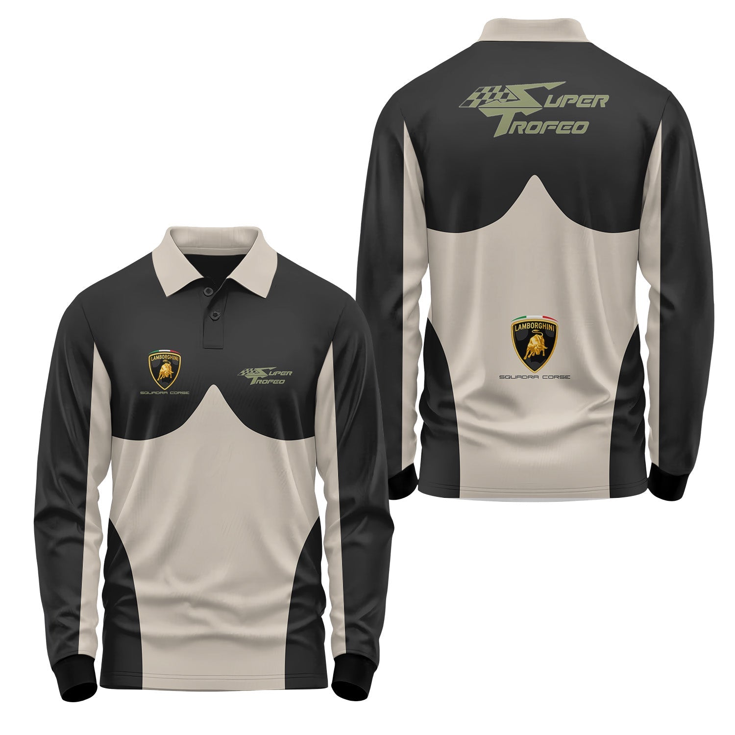 Lamborghini Long Sleeve Polo USPL672
