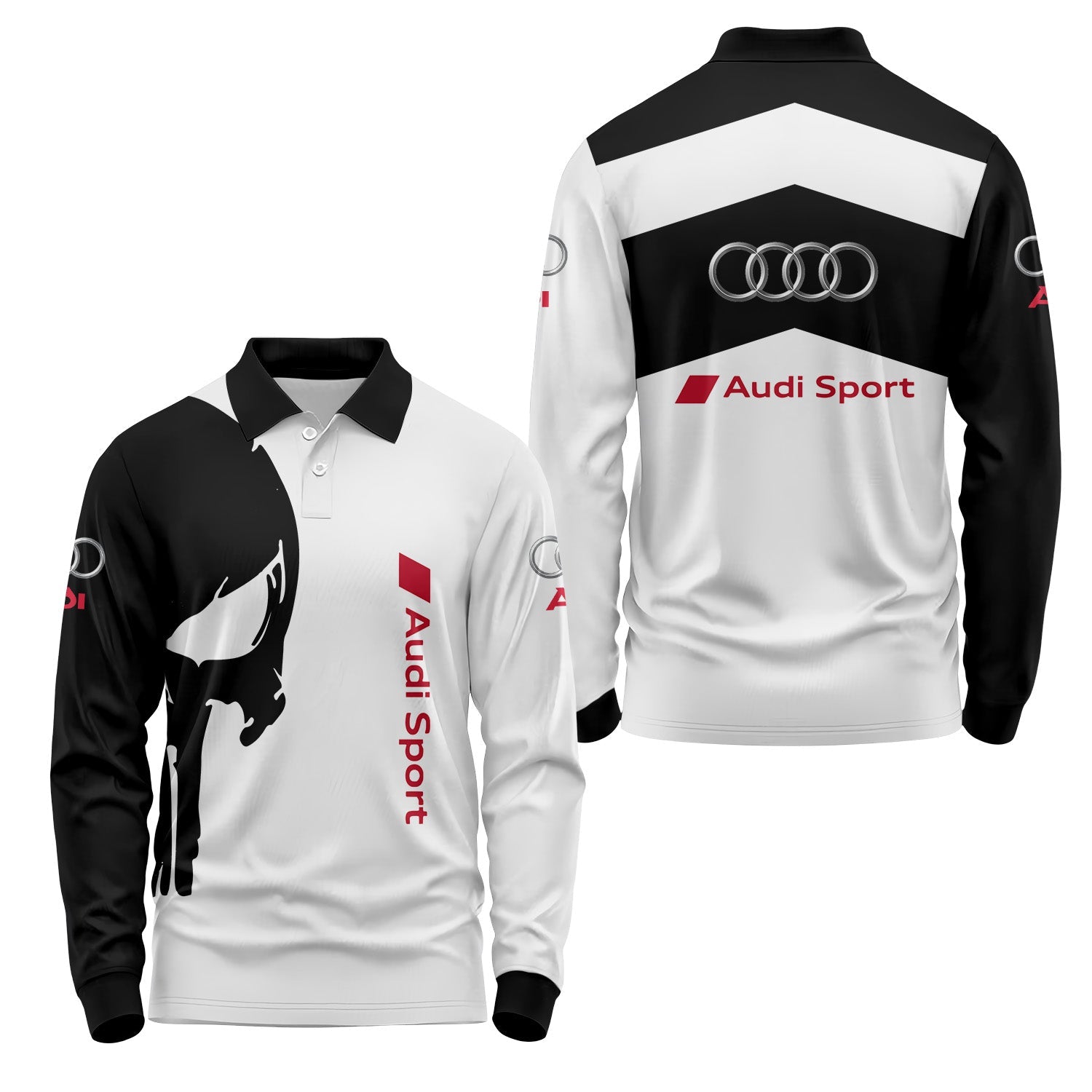 Audi Long Sleeve Polo USPL771
