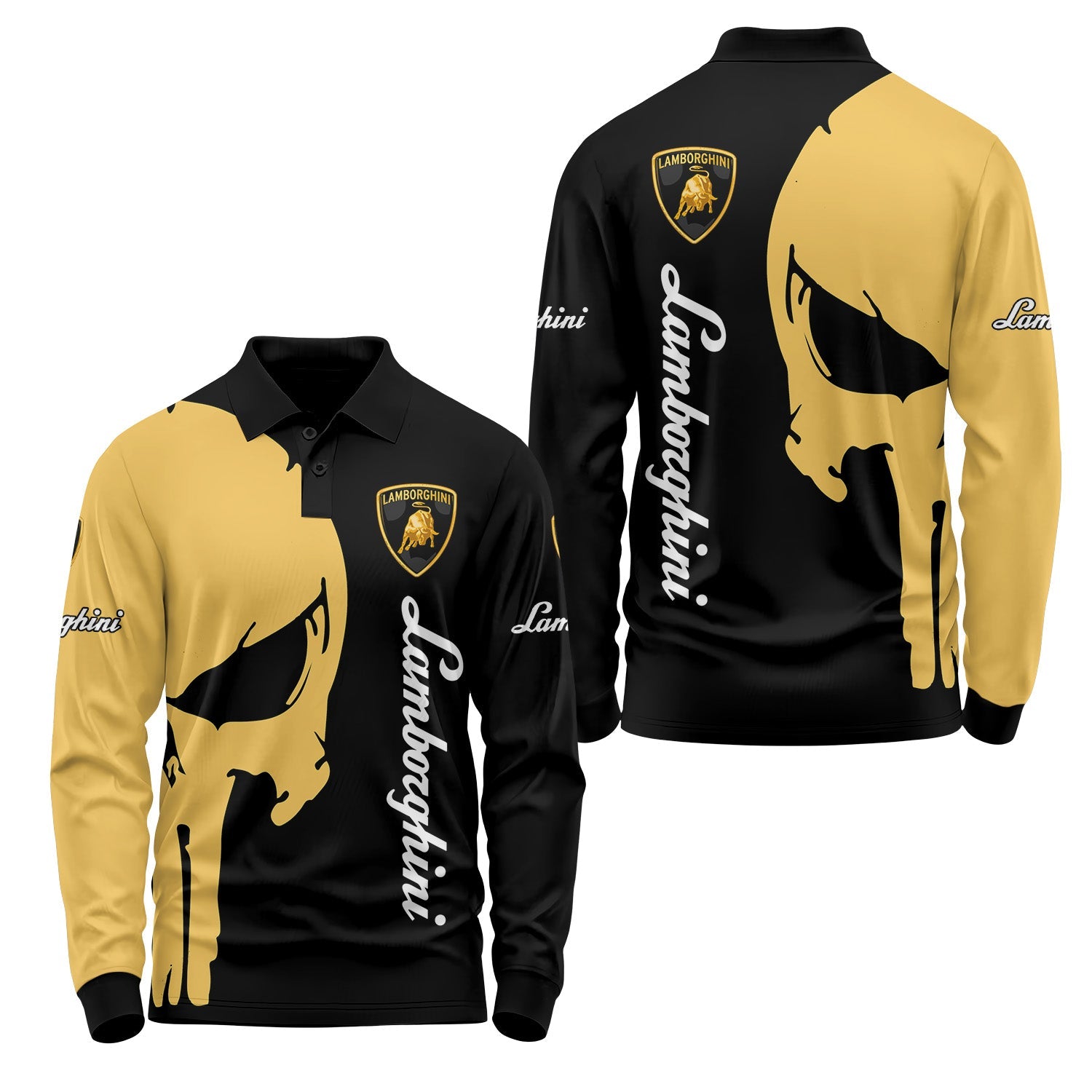 Lamborghini Long Sleeve Polo USPL682