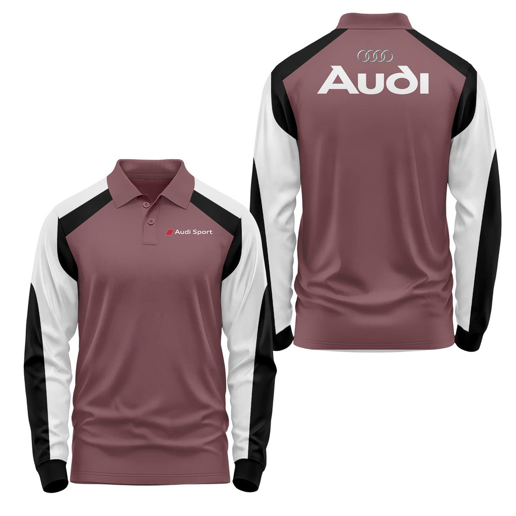 Audi Long Sleeve Polo USPL760
